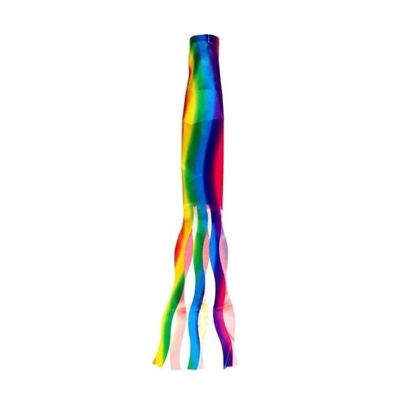Goodhd 140Cm For Rainbow Windsock Streamer Flags Festivals Caravan Camping Colorful Outdoor,70Cm