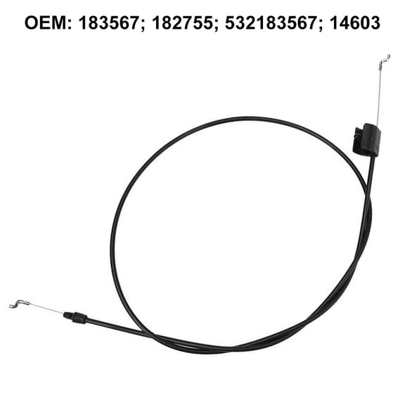 Goodhd 1Pc Engine Control Cable Fits 183567, 532183567, 182755 Lawnmowers