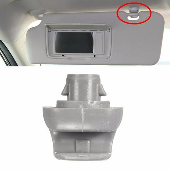 Goodhd 1X Gray Sun Visor Clip Holder For CR-V/Civic/Accord/Odyssey 88217-S04-003ZA
