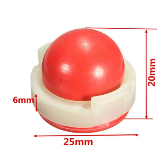 Goodhd 2Pcs Red Carburetor Oil For Primer Bulb Cup For 694394 494408