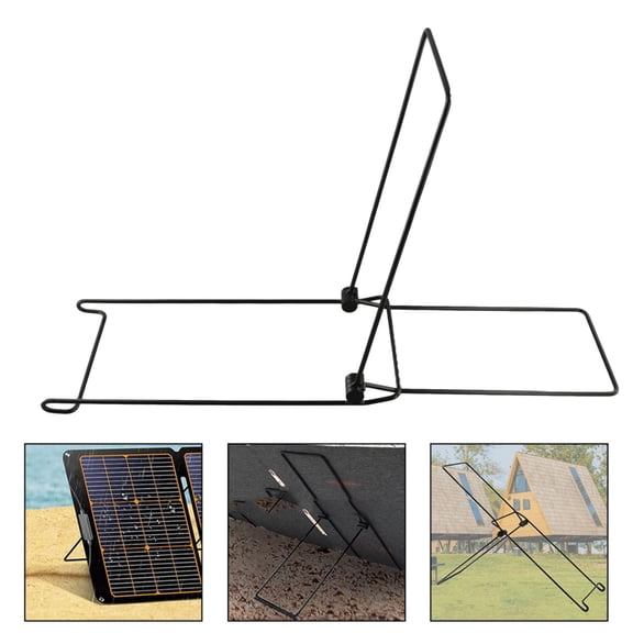 Goodhd 2Pcs Solar Panel Bracket Pv Accessories Foldable Bracket Solar Panel Bracket