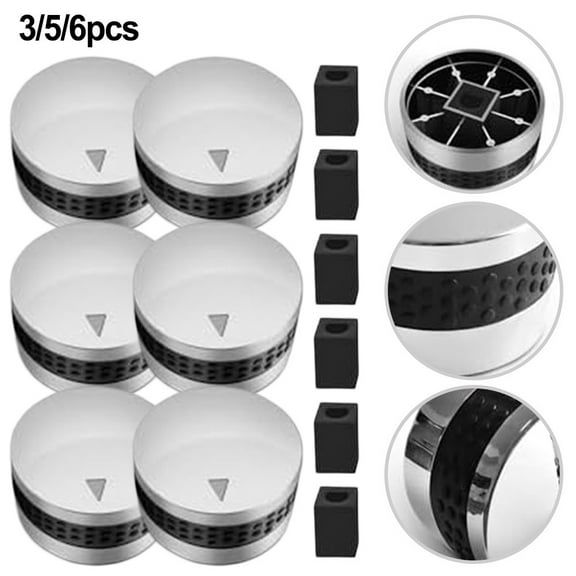 Goodhd 3/5/6Pcs Premium Gas Grill Control Knobs - Replacement For Bbq Grills, Easy To 6Pcs