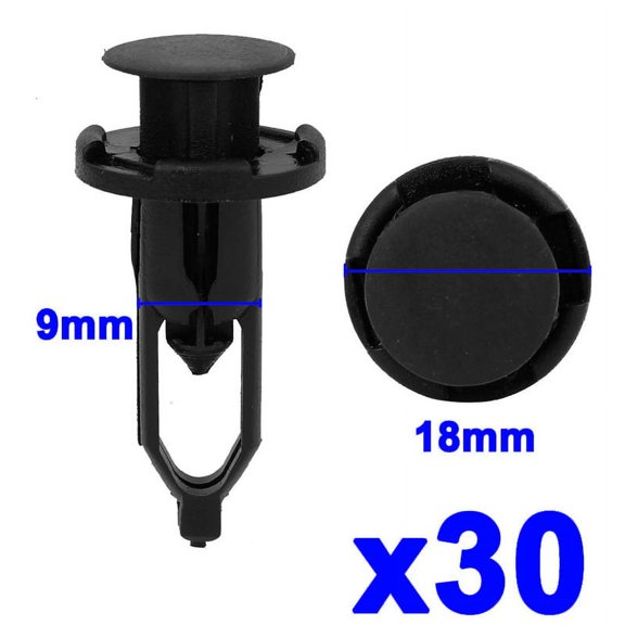 Goodhd 30 Pcs Bumper Retainer Clips Fasteners For Toyota