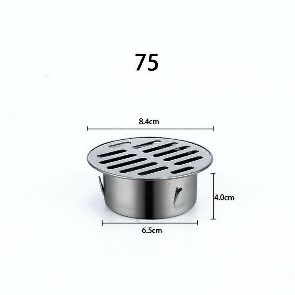 Goodhd 304 Stainless Steel thicken Drainage Roof Patio Round Flat Floor