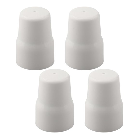 Goodhd 4-10Pc Radiator Valve Cap Easy Push-Fit Replacement Valve Cover White-4Pc