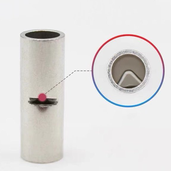 Goodhd 400Pc Non Insulated Butt Connectors Wire Butt Connectors Wire Connectors For Diy