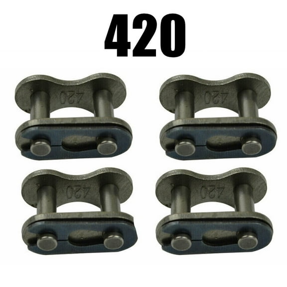 Goodhd 4Pcs 420 Chain Master Connecting Link For Atv Motocross Scooter