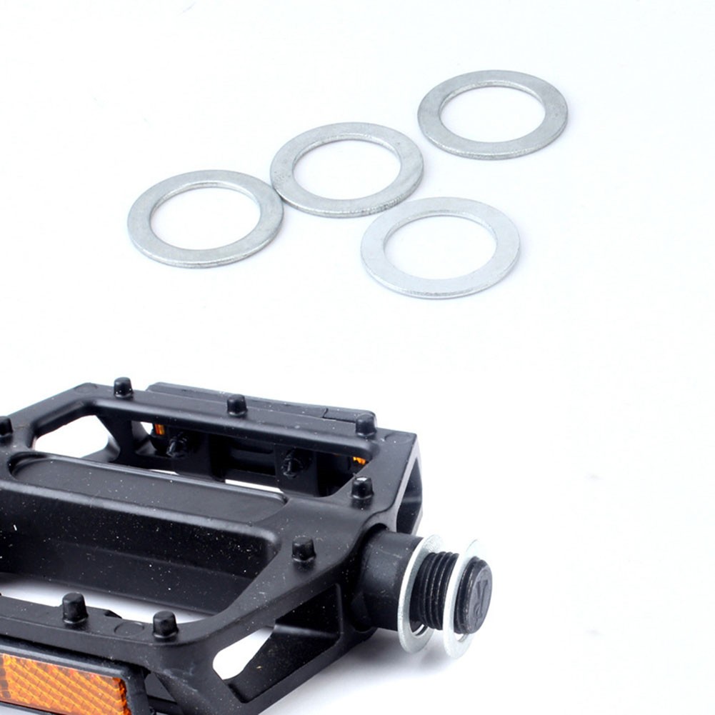 Goodhd 4Pcs Bicycle Pedal Spacer Crank Cycling Bike Aluminum Ring
