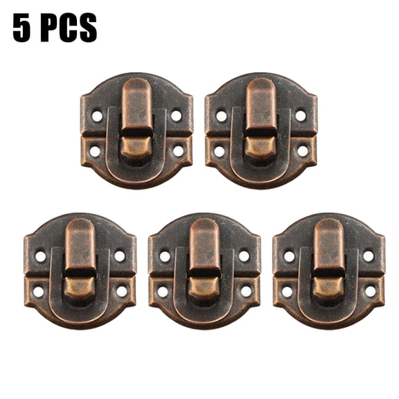 Goodhd 5/12set Jewelry Box Hasp Clasp Suitcase Wood Chest Cabinet Decorative Lock Latch
