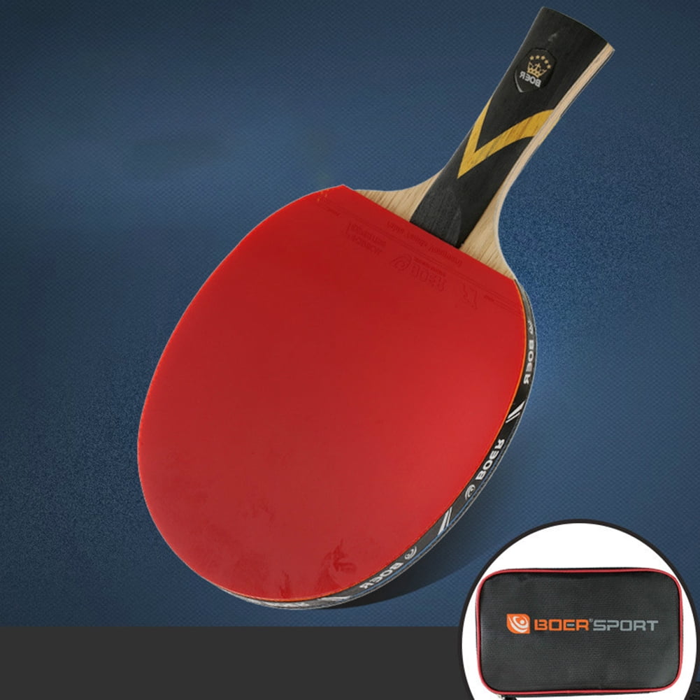 Goodhd 5 Star Table Tennis Racket 7 Ply wood Ping Pong Bat Long handl