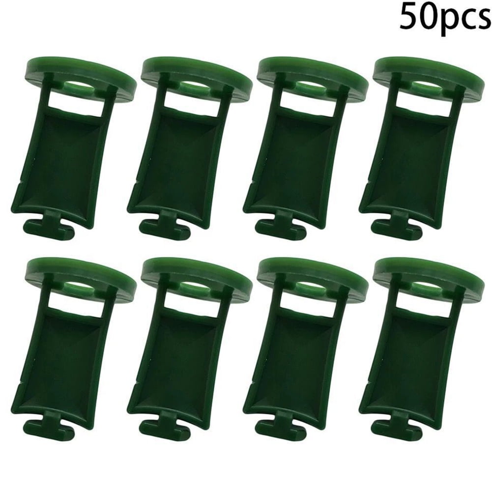 Goodhd 50pcs Greenhouse Clips Plastic Fixing Clips For Greenhouse 