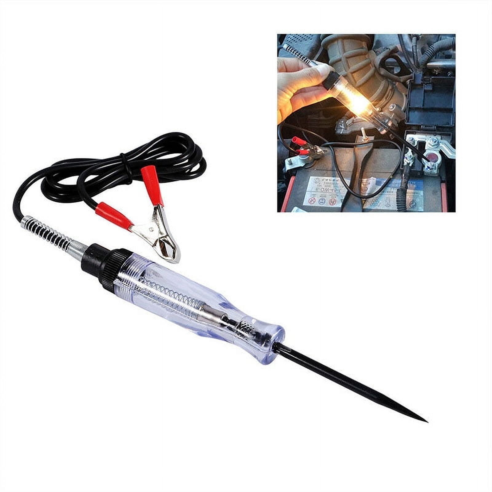 Goodhd 6V24V Car Voltage Circuit Tester Long Probe Electrical Test Light Bulb Measure