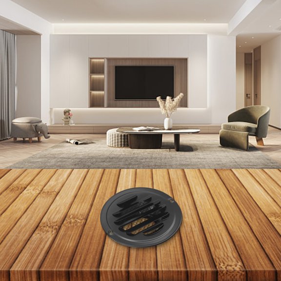 Goodhd 70-200Mm Round Stainless Steel Vent Grille Exterior Wall Duct Ventilation Tool-70Mm