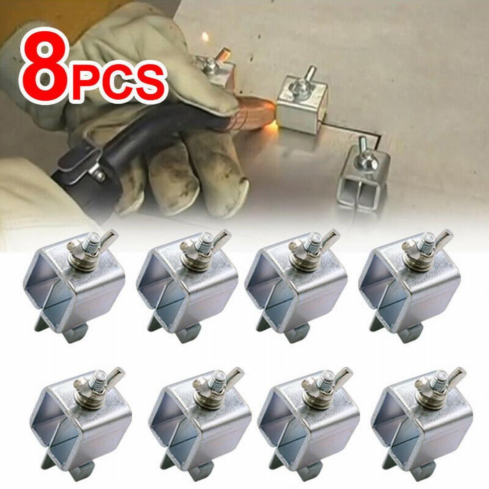 Goodhd 8Pcs Butt Welding Clamps Sheet Metal Locator Adjustable