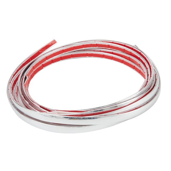 Goodhd Auto Silver Chrome Trim Strip Car Door Edge Casement Bumper Decoration 10ft/8mm