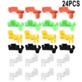 thumbnail image 1 of Goodhd Car Plastic Rivets Door Lock Rod Clips 5 mm Rod Size 12 Pairs Push Clips New Hot, 1 of 4