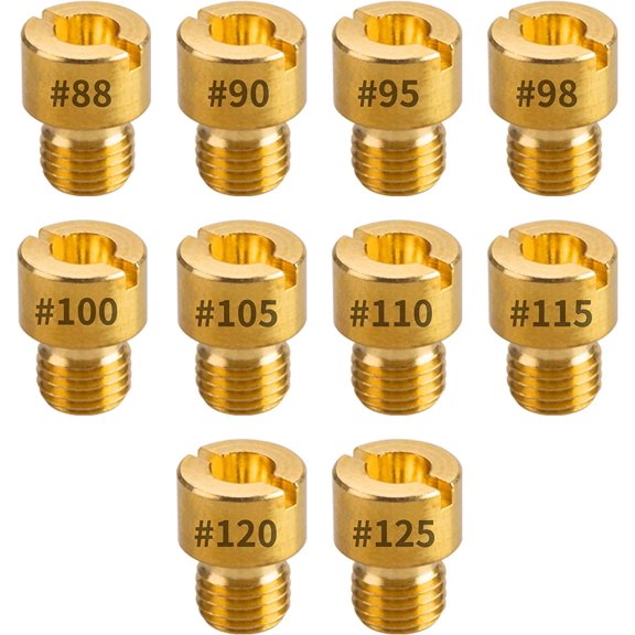 Goodhd Carburetor nozzle Main measuring hole Carburetor Main jet kit Replace for Honda