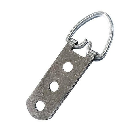 Goodhd D-Ring Picture Hangers Kit With Screws 10/50 Pieces Frames Hanger Hooks 2/3Hole-2 Holes 10Pcs