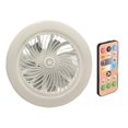 thumbnail image 1 of Goodhd E27Ceiling Fan With Light Remote Control Mini Enclosed Thin Fan Light Chandelier-C, 1 of 9