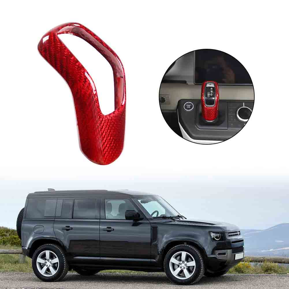 Goodhd For Land Rover Defender 20202023 Red Carbon Fiber Gear Lever