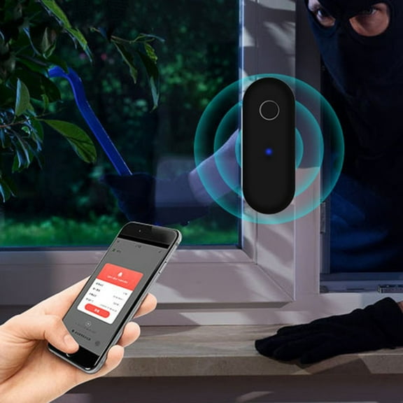 Goodhd For Tuya For Zigbee Door Window Sensor Open Close Detector Work With Gateways-Black