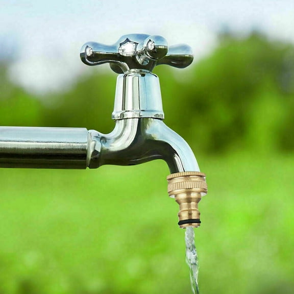 Goodhd G3/4 To G1/2 Brass Fitting Adaptor Hose Tap Faucet Water Pipe Connector Garden 1Pcs