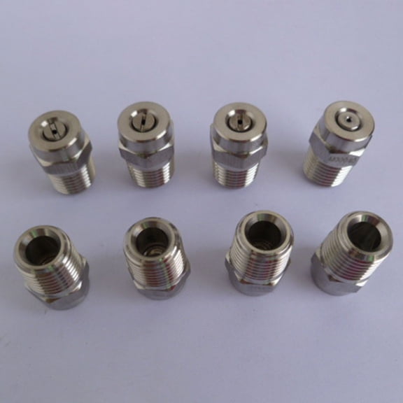 Goodhd High Pressure Washer Nozzle Set 1/4" MEG 25° Stainless Steel Spray Tips 1.2mm