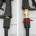 thumbnail image 1 of Goodhd M22 14Mm Thread Pressure Washer Swivel Joint Ki Nk Free Connector Hose Fitting, 1 of 9