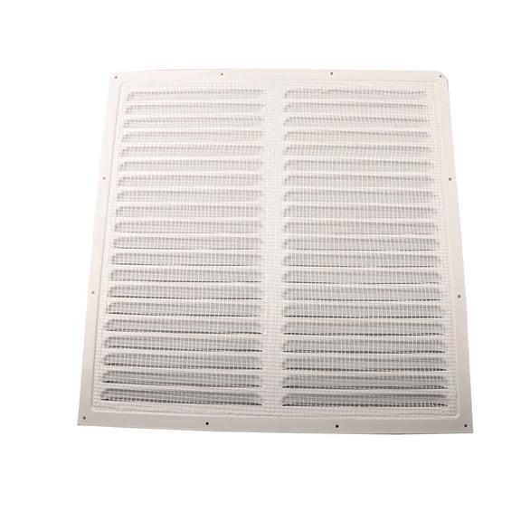 Goodhd Metal Vent Cover Square Soffit Ventilation Louver Grille Cover With Mesh Vent-400X400Mm