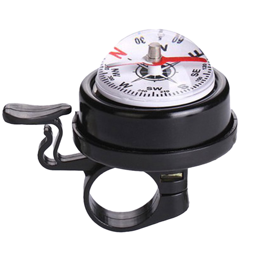 Goodhd Mini Retro Bicycle Compass Bell Aluminum Bike Bell Handlebar
