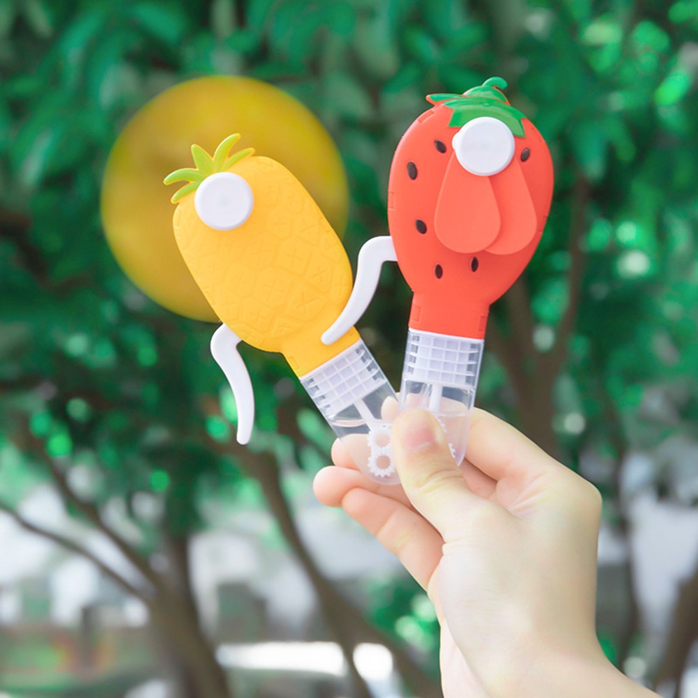 Fan Corn Goodhd Multifunctional Hand Fan Bubble Fan Manual Fan Cartoon Fruit ...