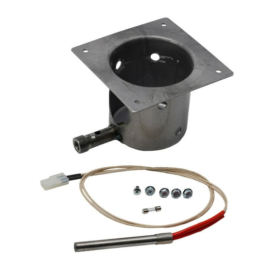 Goodhd New Iron Fire Burn Pot Parts For Traeger Wood Pellet Grills A+B