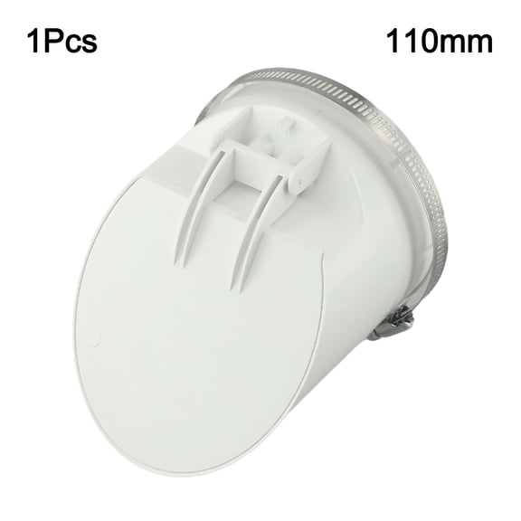 Goodhd PVC Drain Pipe Cover Filter 110mm Anti-Odor Anti-Insect Rainwater Pipe Cap Strainer for Outdoor Drainage System Balcony Garden Floor Drains