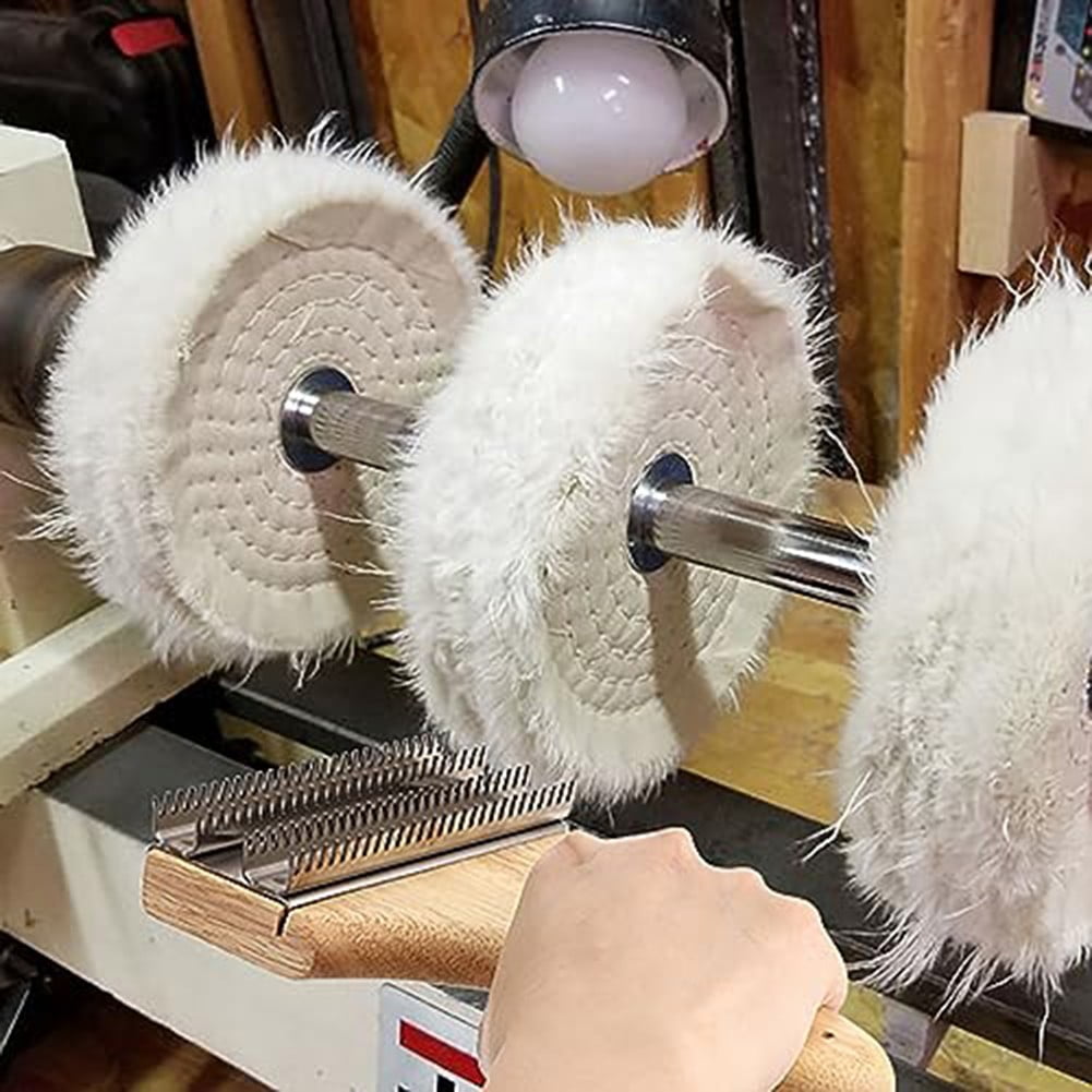 Goodhd Polishing Wheel Rake, Buffing Rake With Wooden Handle And ...
