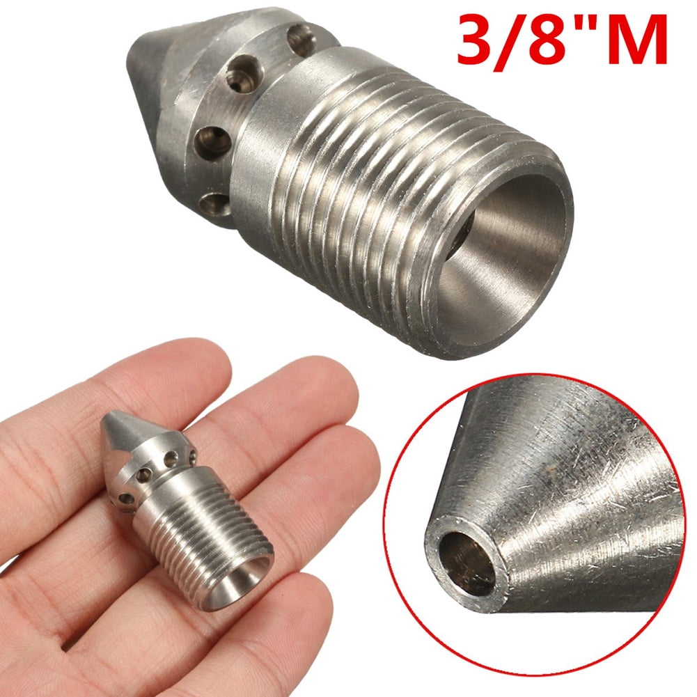 Goodhd Pressure Washer Drain / Sewer Cleaning Jetter Nozzle 3/8\" 9