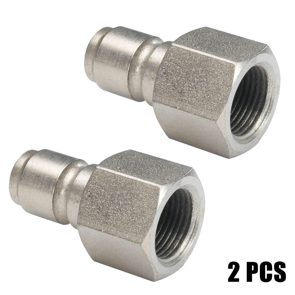Goodhd Pressure Washer Fittings Stainless Steel Quick Connect 1/4 Male