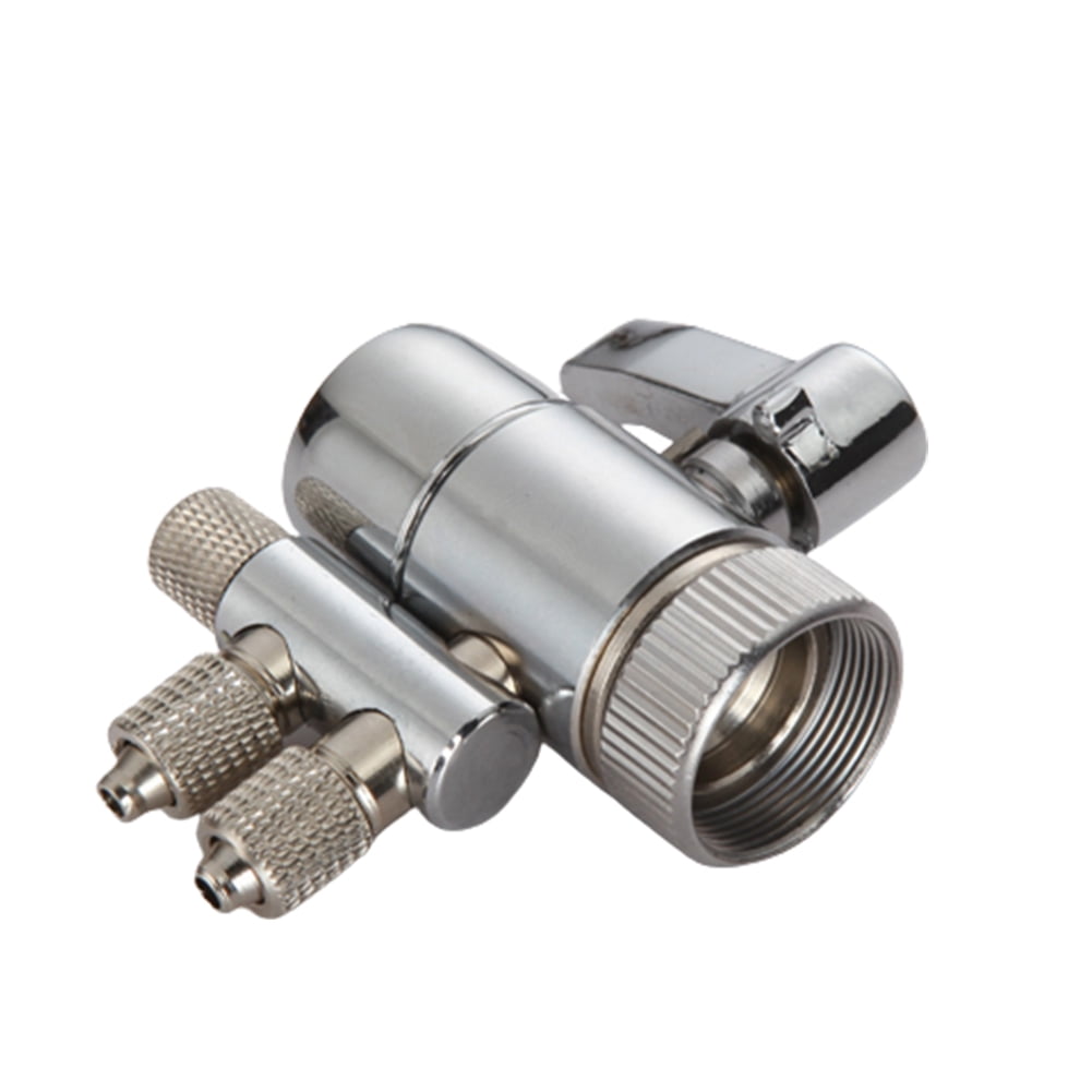 Goodhd Two way Faucet Adapter Diverter Valve for Water Filters