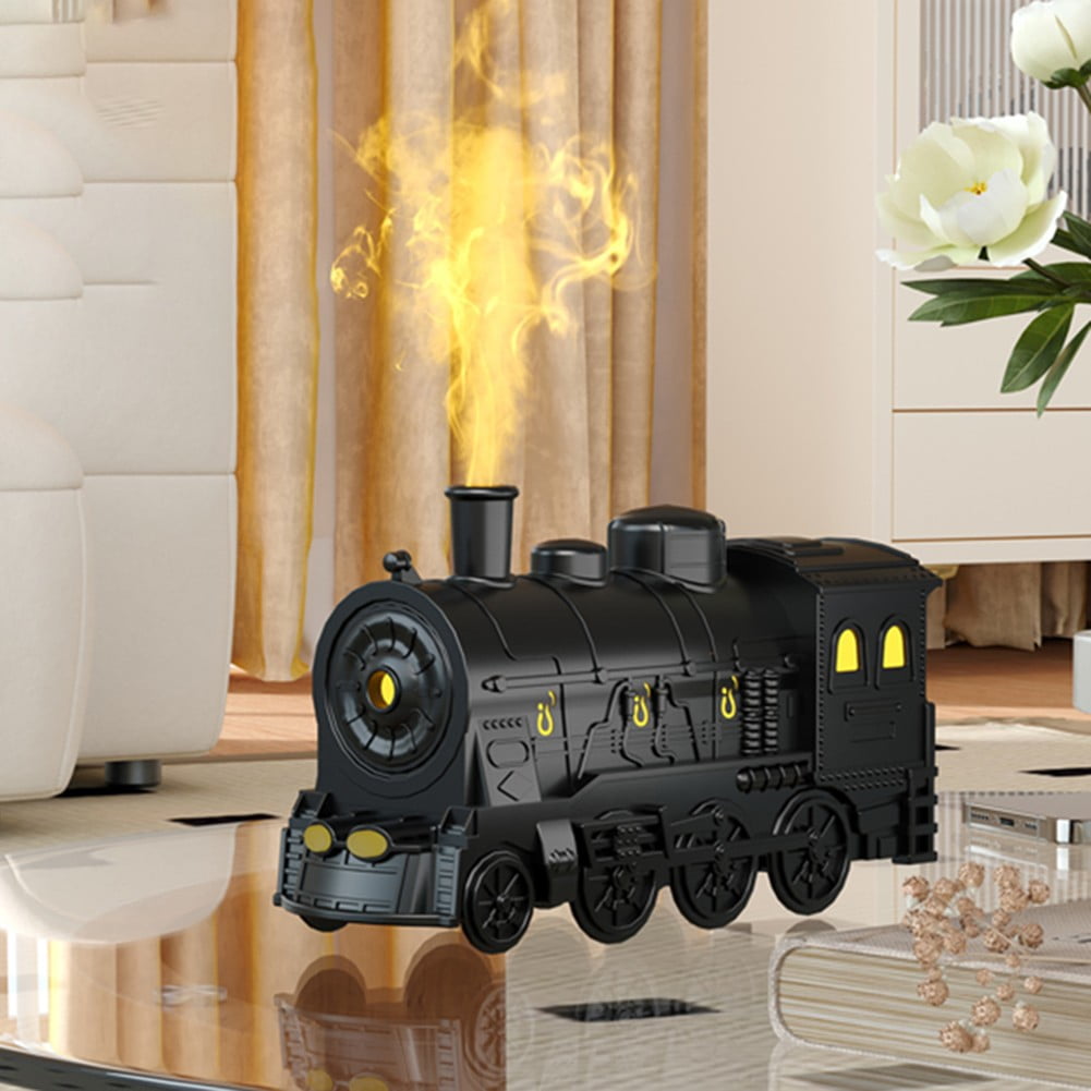 Goodhd Usb Steam Train Essential Oil Diffuser 300Ml Train Humidifier With Telecontrol-Bronze