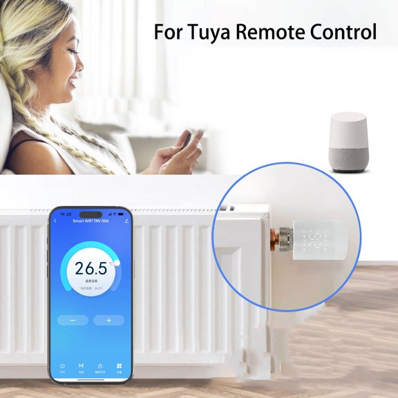 Goodhd Wifi For Zigbee For Tuya Smart Heating Temperature Control Valve App Control-A
