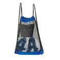 thumbnail image 1 of Goodhope  Blue/Black Mesh Drawstring Backpack, 1 of 2