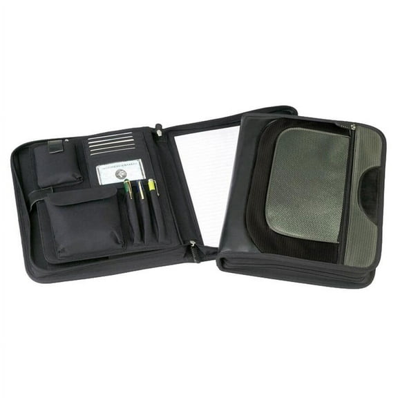 Goodhope Concord Business Zip Around Padfolio Green