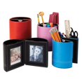 thumbnail image 1 of Goodhope Leather Pen Holder with Picture Frame Blue, 1 of 3
