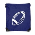 thumbnail image 1 of Goodie Bags for Kids | Drawstring Gift Bags with Logo for Bdays, Parties + More - 6PK Navy CA2500PTY  Football, 1 of 1