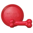 thumbnail image 1 of Goodie Bone & Flyer - Dog Toys To Enrich Playtime - Dog Bone & Soft Throwing Disc Support Mental Engagement - Rubber Bone For Treats - Rubber Flying Disc With Dynamic Rebound - For Small Do, 1 of 3