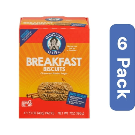 Goodie Girl Breakfast Biscuit Cinnamon Sugar 7 oz (Pack of 6)