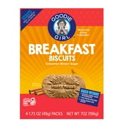 Goodie Girl Cinnamon Brown Sugar Breakfast Biscuits, Shelf Stable, 1.73 oz, 3 Per Pack