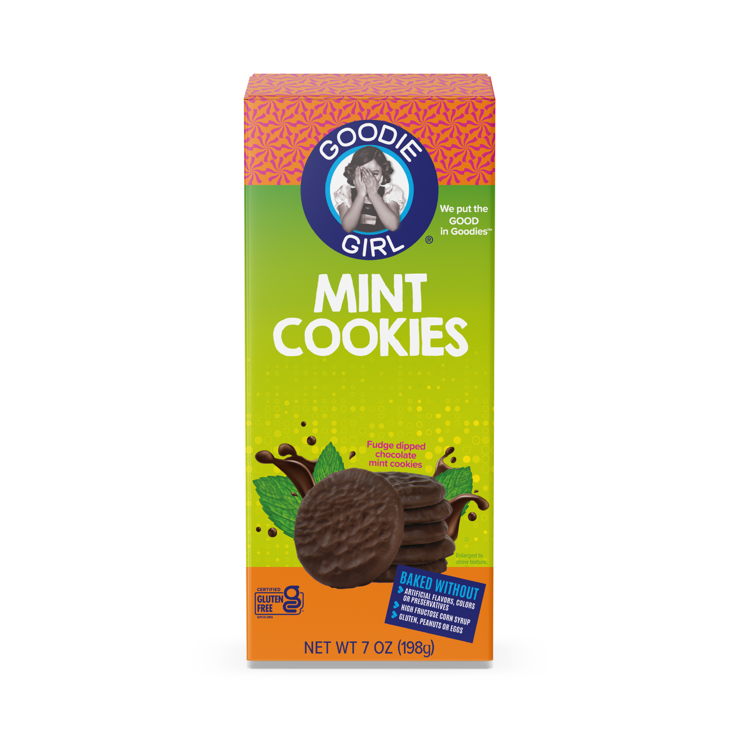 Goodie Girl Mint Cookies, Gluten Free, Shelf Stable, 7 oz Box - image 1 of 10