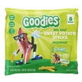 thumbnail image 1 of Goodies Sea Salt Sweet Potato Sticks Gluten Free Kids Snack, Non-GMO, 8 snack packs, 1 of 9