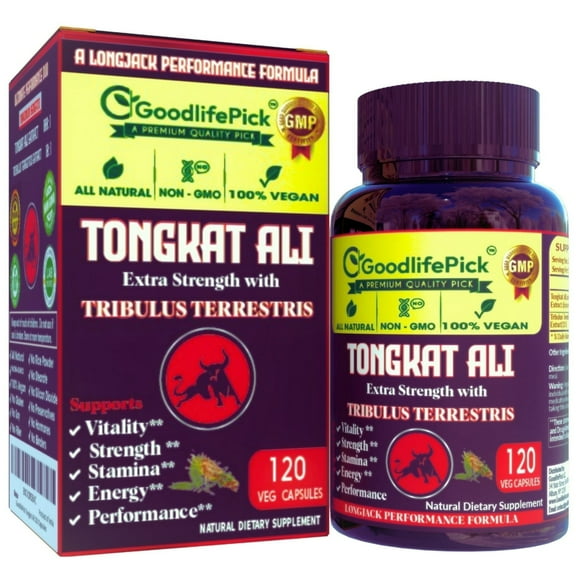 GoodlifePick Tongkat Ali with Tribulus Terrestris Herbal Wellness 120 Capsules