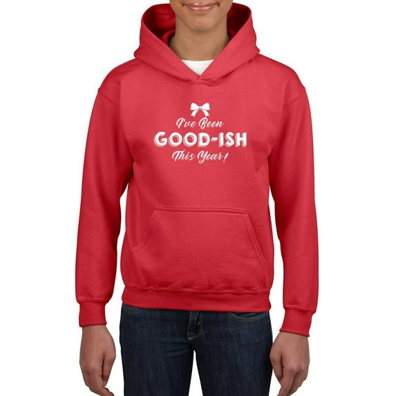 Goodish This Year Hoodie Juniors -Smartprints Designs, Large